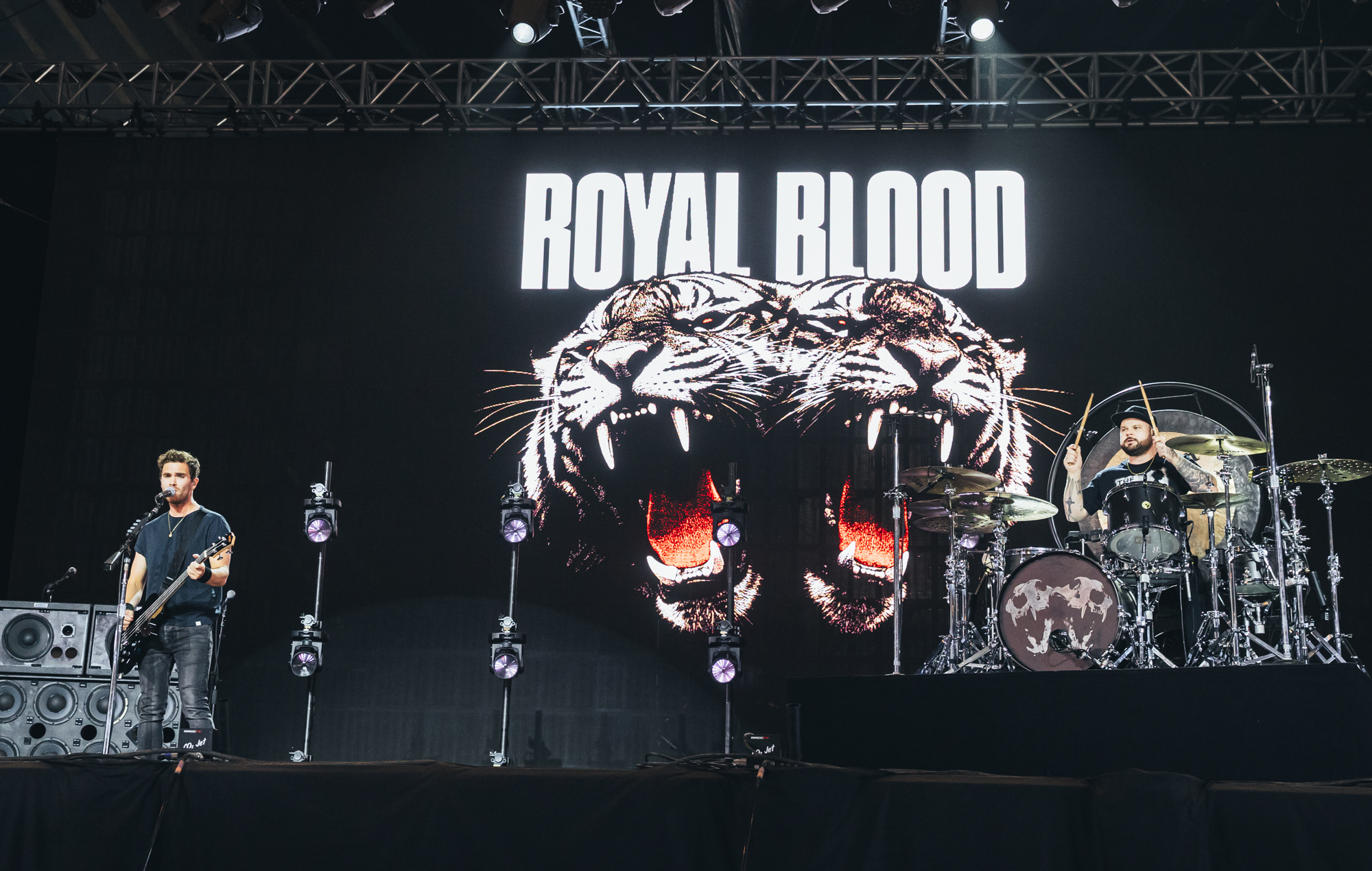 Royal Blood en direct à Reading 2026. Crédit : Andy Ford pour NME