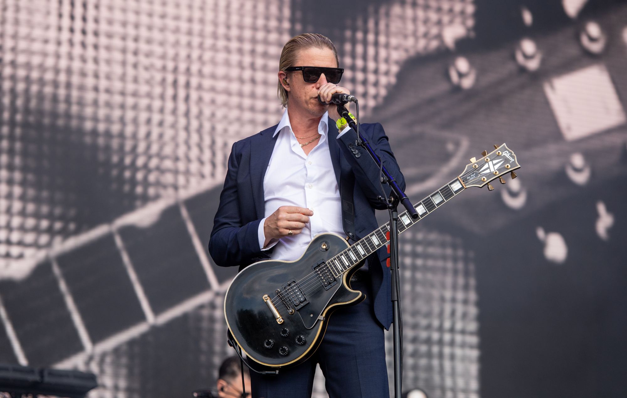 Paul Banks d'Interpol à All Points East 2026 (Photo de Joseph Okpako/WireImage)