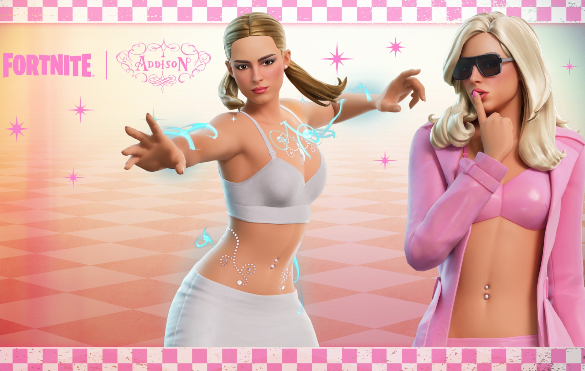 Peaux Fortnite d'Addison Rae