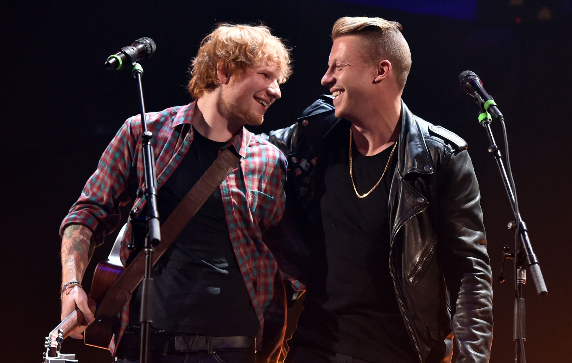 Ed Sheeran et Macklemore sur scène ensemble