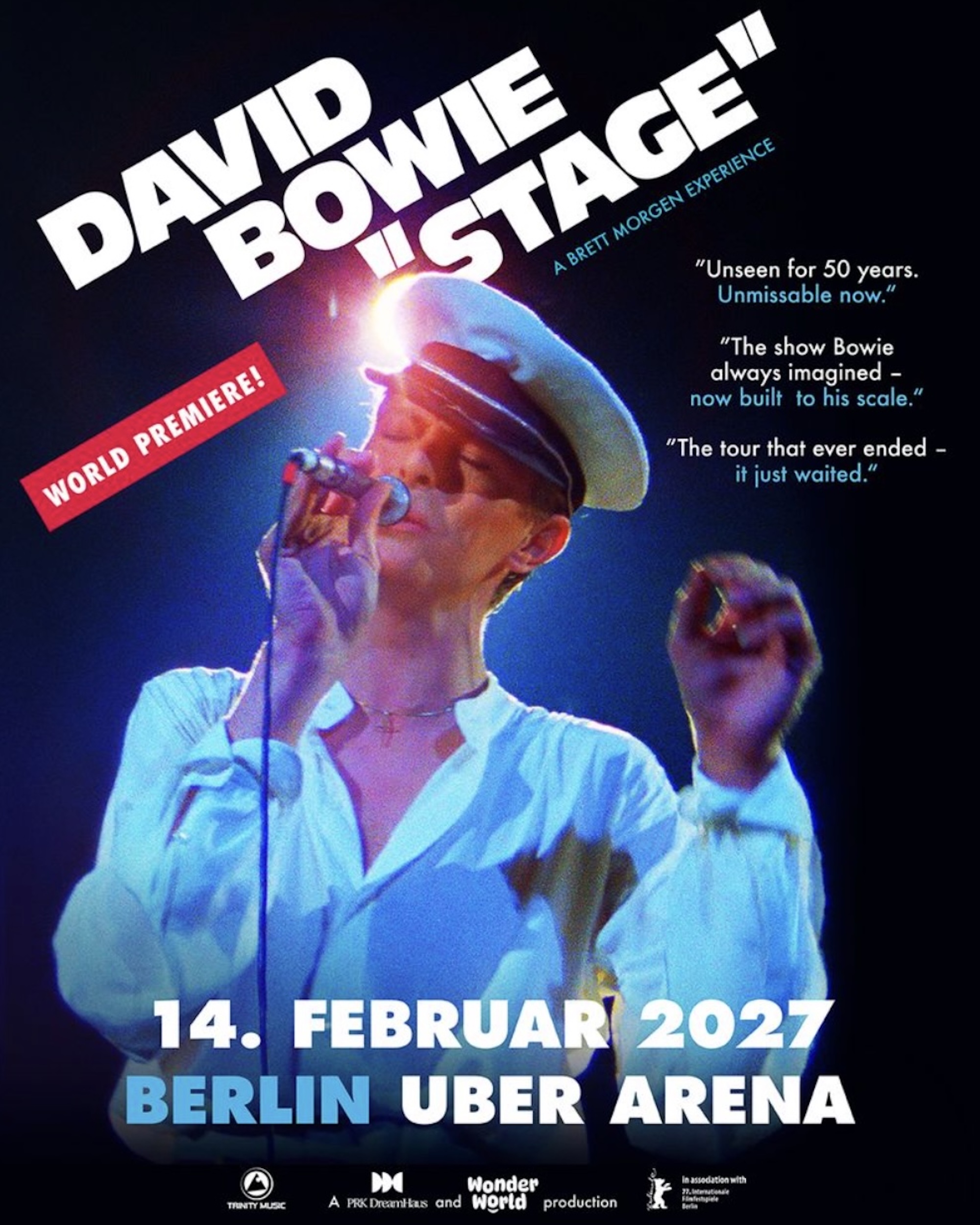 Affiche « Scène » de David Bowie. CRÉDIT : Presse