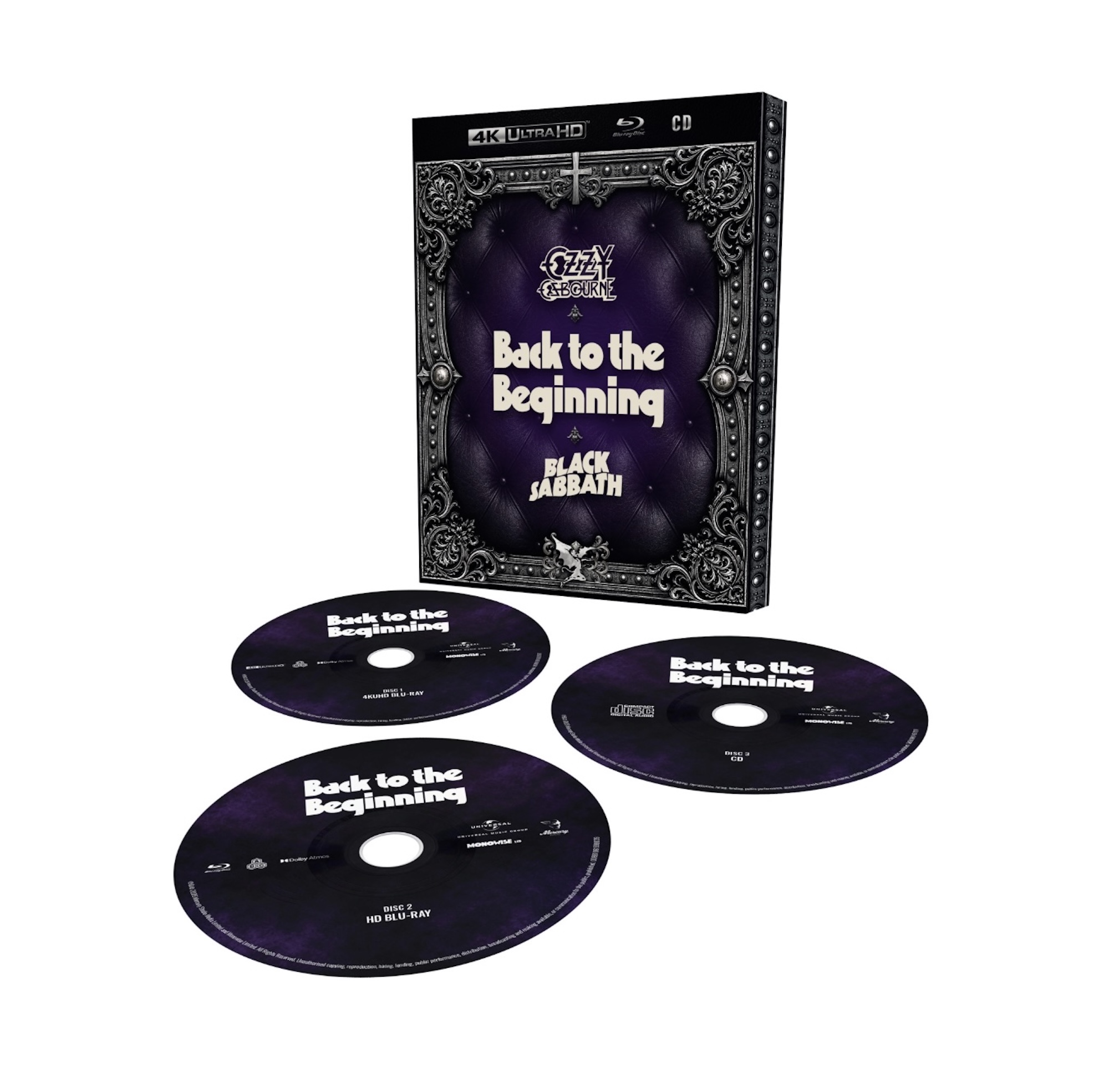 DVD 'Ozzy & Black Sabbath : Retour au début'. CRÉDIT : Presse