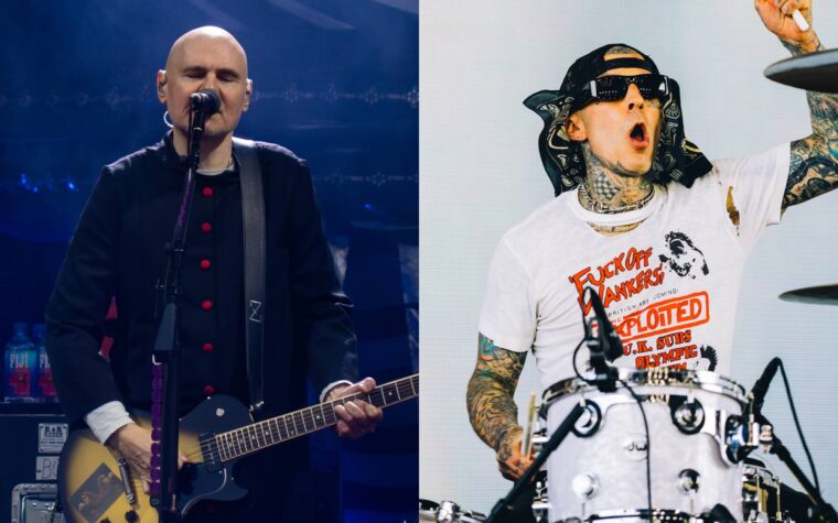 Billy Corgan des Smashing Pumpkins qualifie Travis Barker de Blink-182 de batteur « le plus influent » des 30 dernières années Billy Corgan des Smashing Pumpkins qualifie Travis Barker de Blink-182 de batteur « le plus influent » des 30 dernières années