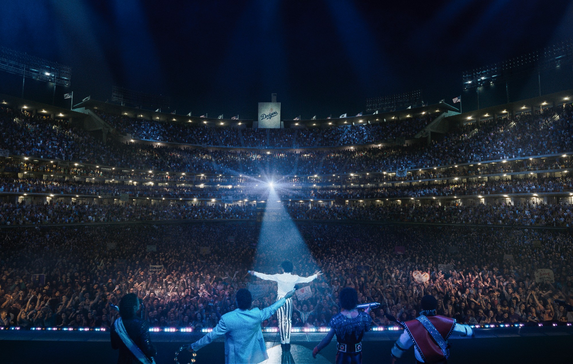 Michael de Jaafar Jackson se produit en direct.