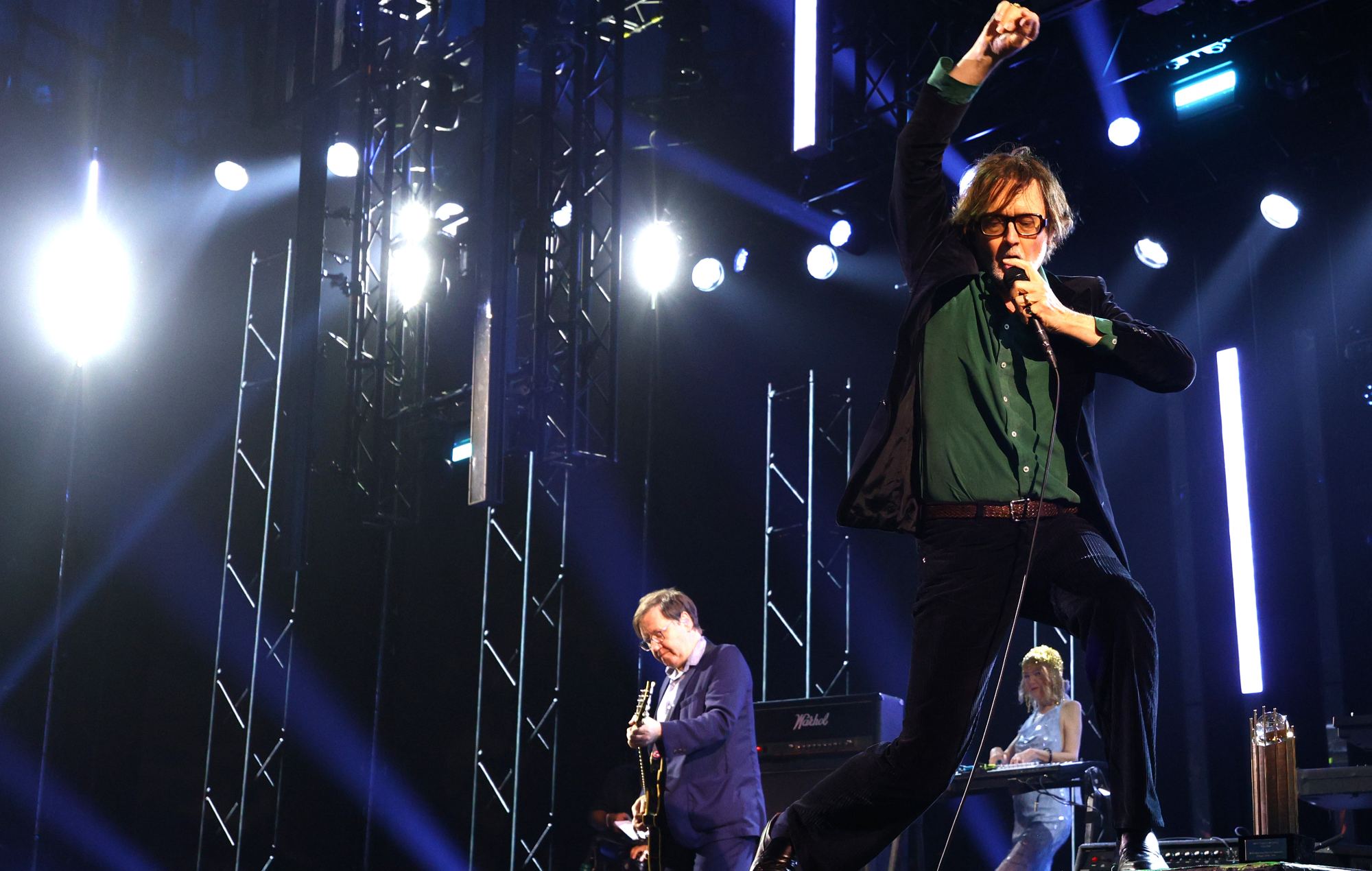 arvis Cocker de Pulp se produit au Mercury Prize 2026. (Photo de JMEnternational/Getty Images)