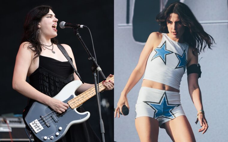 Regardez Julia Cumming de Tournesol Bean intervenir à la basse pour Wolf Alice alors qu'ils soutiennent Olivia Rodrigo lors de leur tournée aux États-Unis. Regardez Julia Cumming de Tournesol Bean intervenir à la basse pour Wolf Alice alors qu'ils soutiennent Olivia Rodrigo lors de leur tournée aux États-Unis.